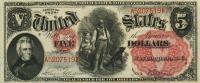 p167 from United States: 5 Dollars from 1878